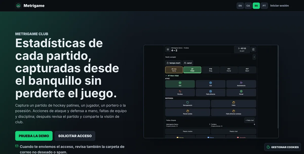 Portada de Metrigame